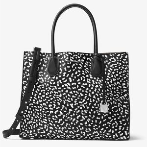 Mercer Leopard Leather Tote Bag